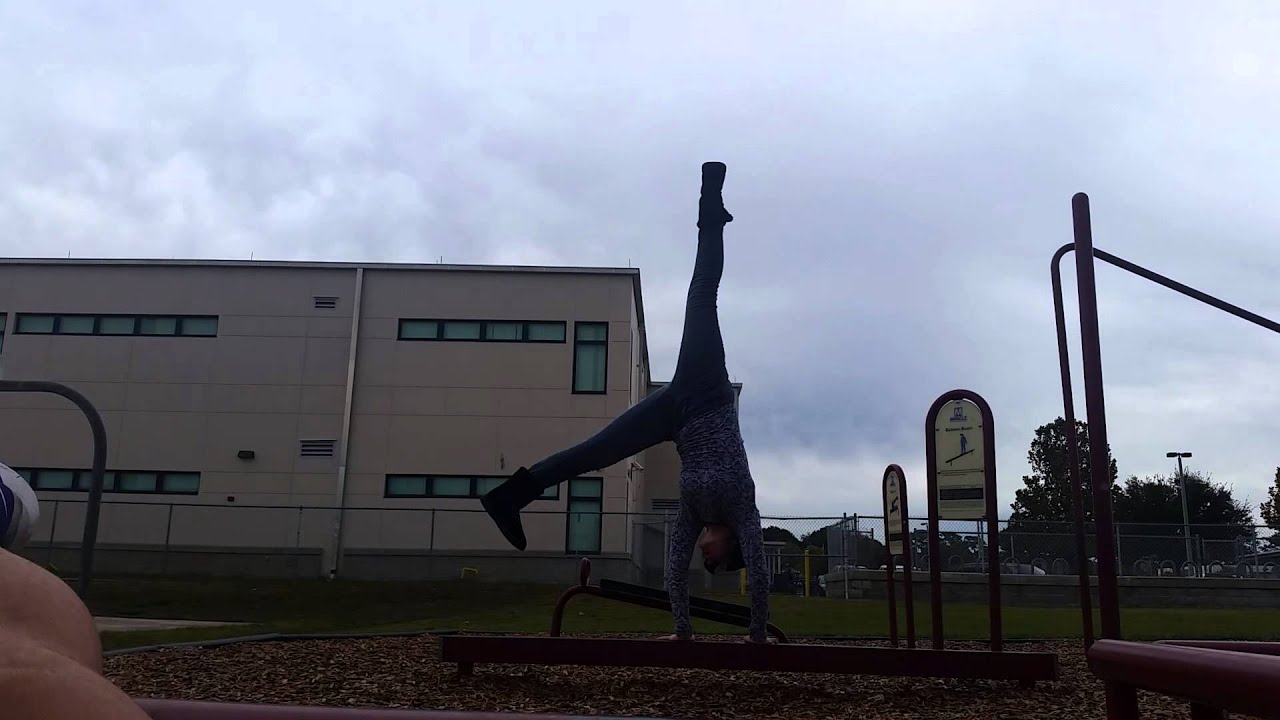 Cartwheel on balance beam YouTube