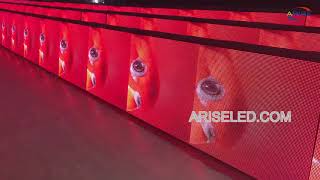 Soft Mask Design Outdoor Full Color Digital Advertising Information Display Screen in Football Stadi screenshot 4