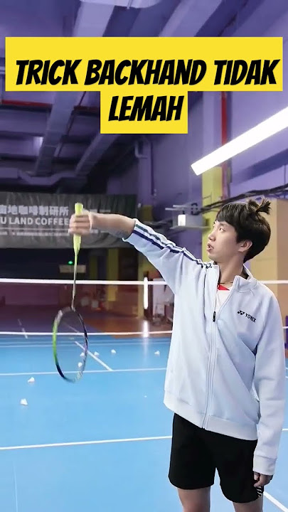 cara pukulan backhand yang benar #badminton #bulutangkis #pukulanbackhan #fyp @hundertrick