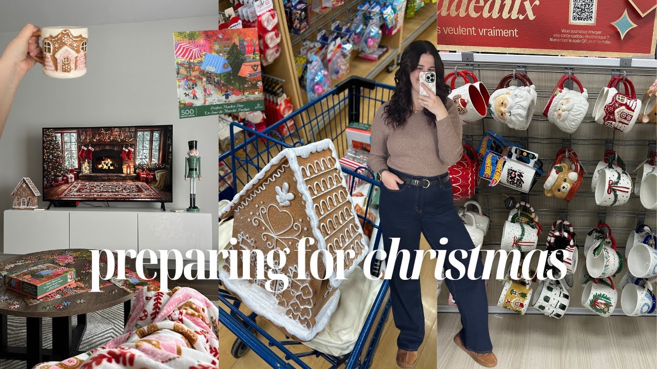 getting into the christmas spirit 🎄💫🧸  christmas shopping, decorating my apartment & cozy hobbies