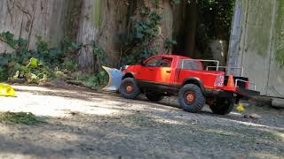 Bruder Dodge Power Ram Conversion Wpl Plowing No Snow Yet ,Dirt Will Do
