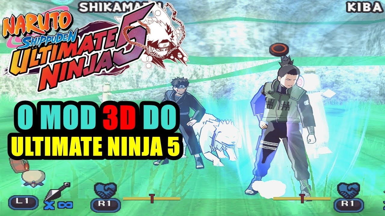 Naruto KM2 Vs Sakura Byakugou - AKATSUKI MOD - PS2 - Naruto Ultimate Ninja 5  