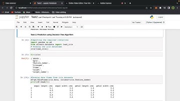 The Sparks Foundation-Data Science And Business Analyst internship Task2 |Machine Learning