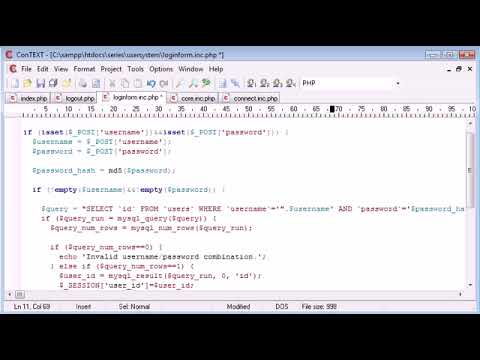 Beginner PHP Tutorial   143   Protecting the User Against SQL Injection ‏