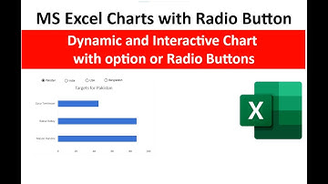 MS Excel Charts with Radio Button | Dynamic and Interactive Chart with Option or Radio Buttons