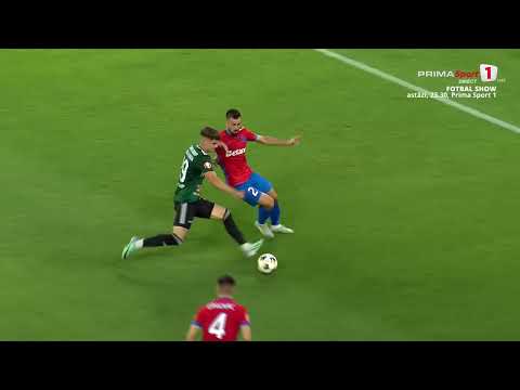 GOOOL! FCSB - Slobozia 0-1. Crețu nu e atent, Rotund profită și îl învinge pe Zima
