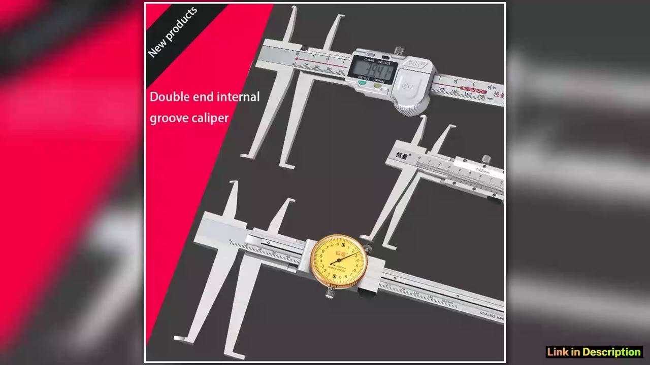 Double Internal Groove Digital Caliper 9150mm Internal Groove Electronic Vernier Caliper Internal