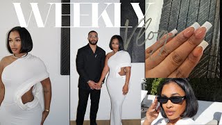 WEEKLY VlOG  ♡ PRESS-ON NAIL TUTORIAL + NAACP  + MY BF CUT MY HAIR + SHOPPING @EREWHON + FUNDAY