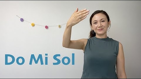 Solfege Exercise on "Do Mi Sol"