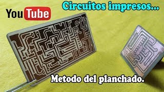 Como hacer circuitos impresos con el método de planchado