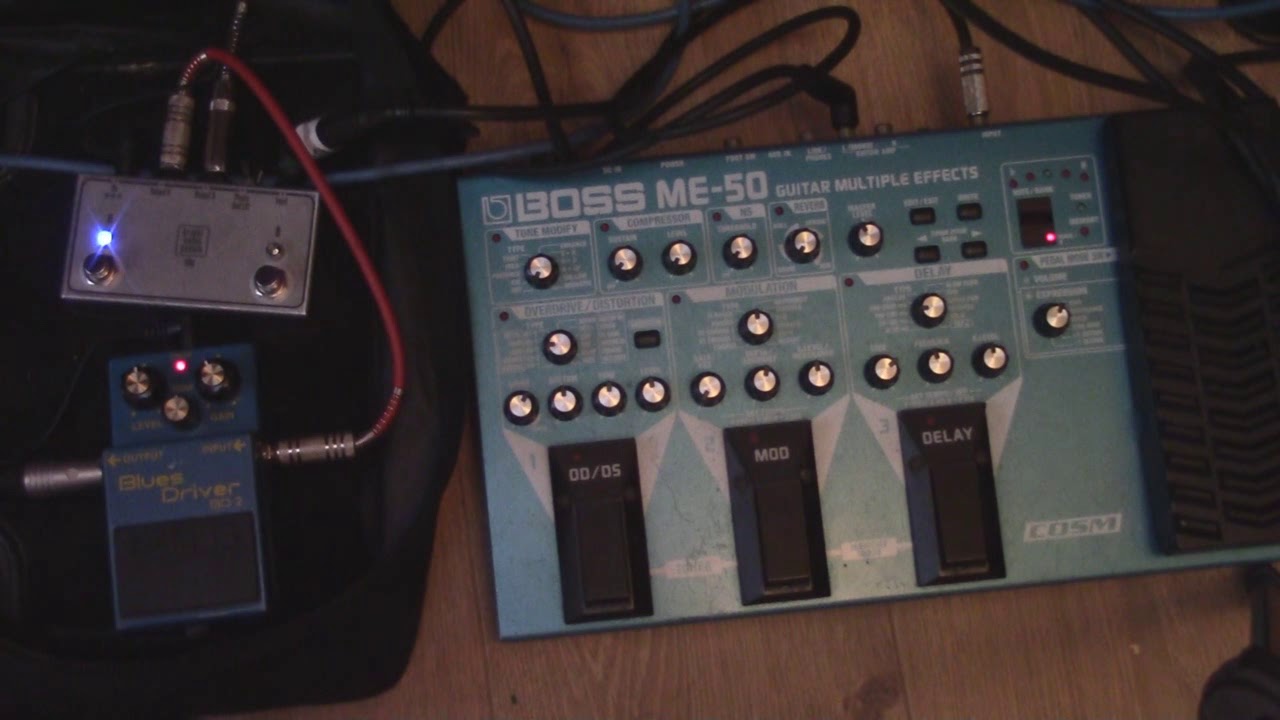 Boss BD-2 Blues Driver vs the BD-2 model in the Boss ME-50 - YouTube