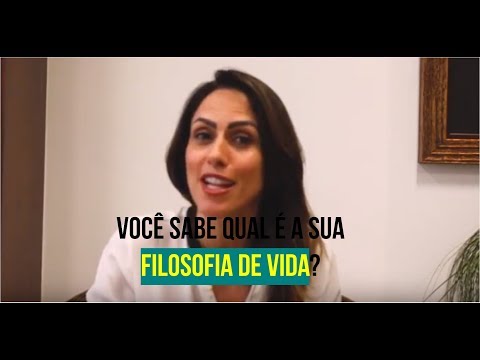 Vídeo: Qual é a sua filosofia de vida?