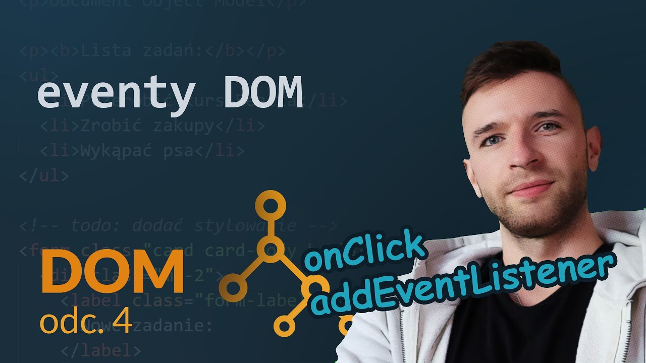 Eventy w DOMie