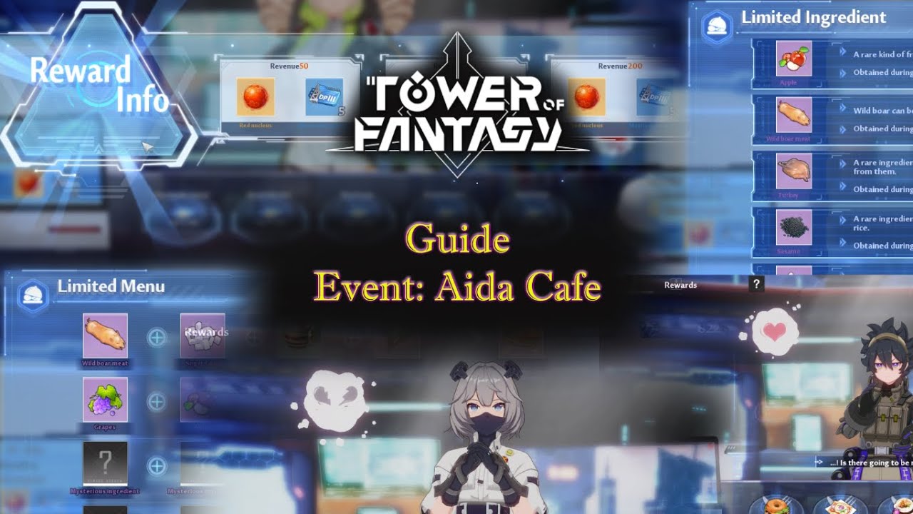 [PC] Tower of Fantasy (TOF) - Guide Event: Aida Cafe