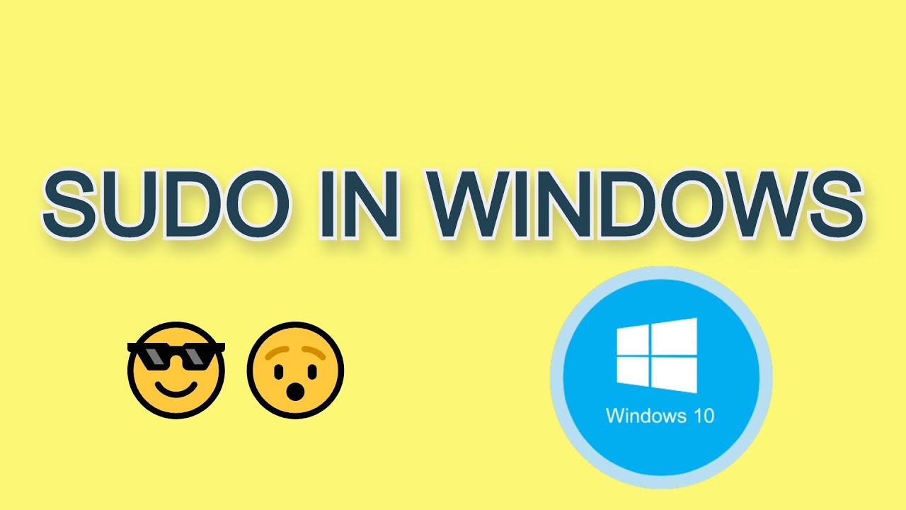  New Update  Sudo in Windows