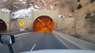 BigRigTravels Glenwood Canyon, Colorado Interstate 70 West -Feb. 27, 2018