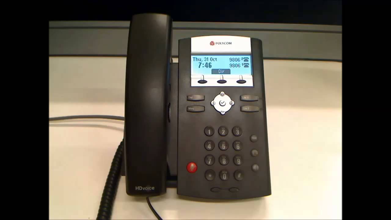 Horizon Training - Polycom 335IP Handset Video - YouTube