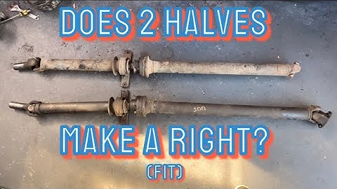 VK COMMODORE BROCK TRIBUTE: Tailshaft, can you mix a VK and VR front and back half and make it fit?