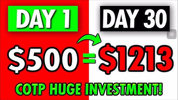 COTPS Arbitrage Exchange   From 500   1213 In 30 Days!