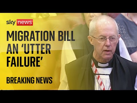 Migration bill branded utter failure by archbishop of canterbury