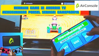 bermain game multiplayer di android tv menggunakan ponsel sebagai gamepadnya #gamepad #airconsole screenshot 2