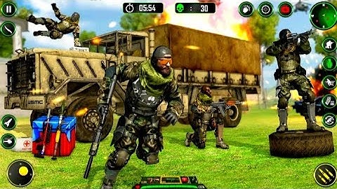 Real Commando Shooting 3D Games GunGames OFFline Android OLD FPS GamePlay.#15