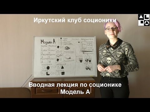 Вводная лекция по соционике. Модель А