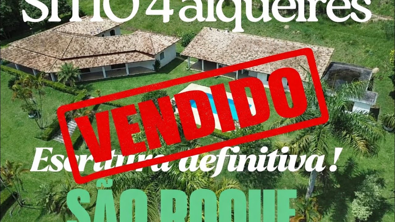 #328#🌿 (VENDIDA) SÍTIO À VENDA – SÃO ROQUE/SP , 4 alqueires em região privilegiada !