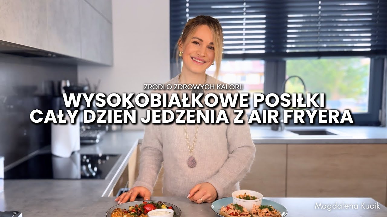 Dzień jedzenia z AIRFRYERA! 🔥 Szybkie, wysokobiałkowe posiłki, które pomagają schudnąć!