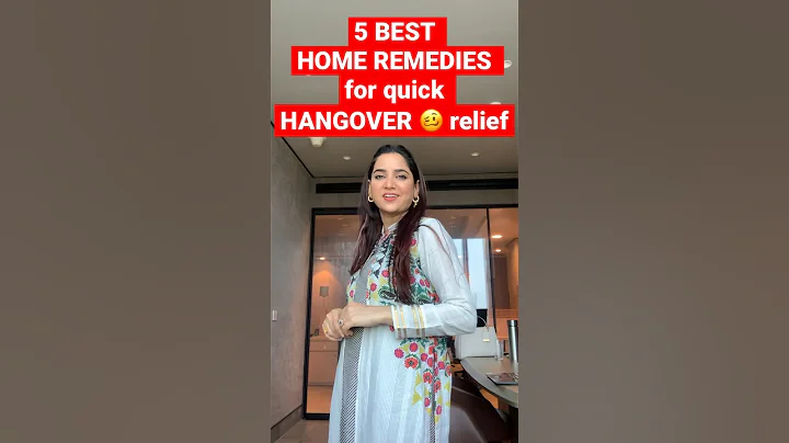 5 BEST HOME remedies for quick HANGOVER 🥴relief #youtube #shortsfeed #shortsvideo #shorts #my #fyp