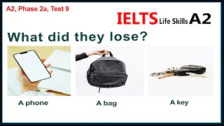 IELTS life skills A2 Listening And Speaking Test 9 🇬🇧