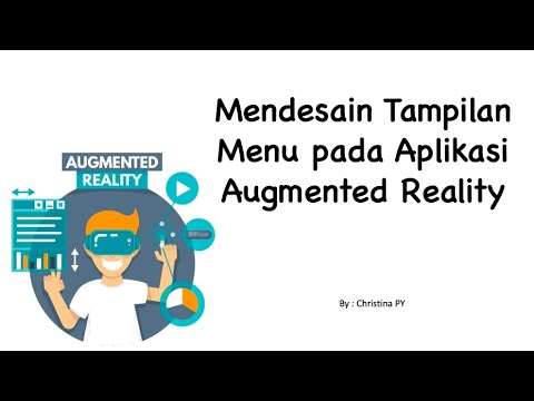 Mendesain Tampilan Menu Utama Aplikasi Augmented Reality di Unity - YouTube