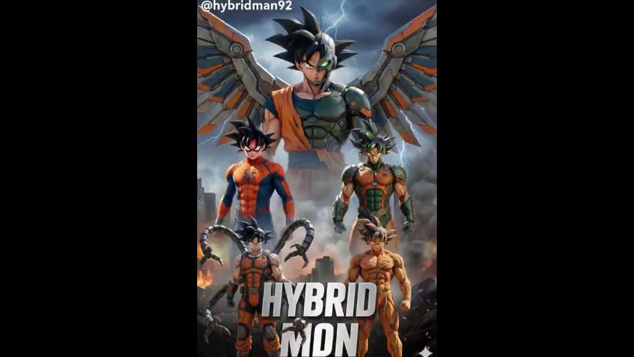 🔥 GOKU Hybrid Fusions 4 🕷️⚡ 