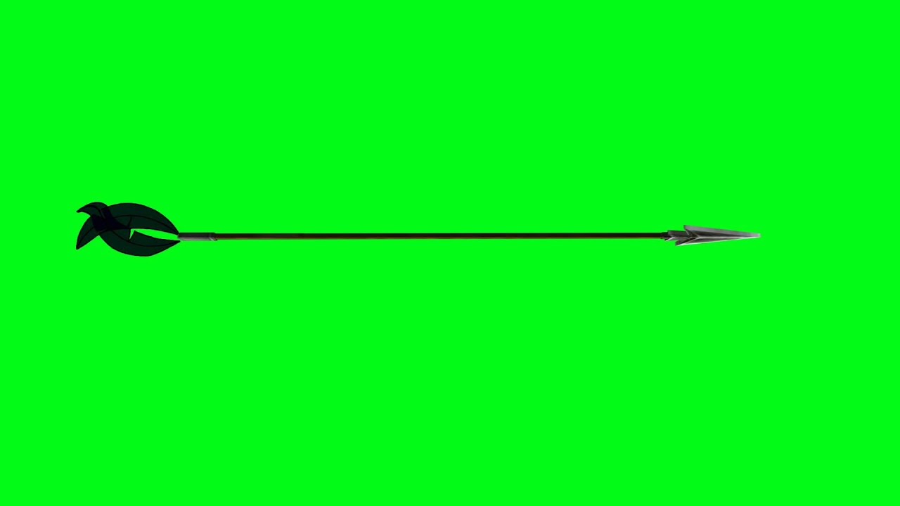 Flying Arrow - Green Screen Animation - YouTube