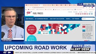 Gas prices staying low in East TN │ Upcoming Road Work
