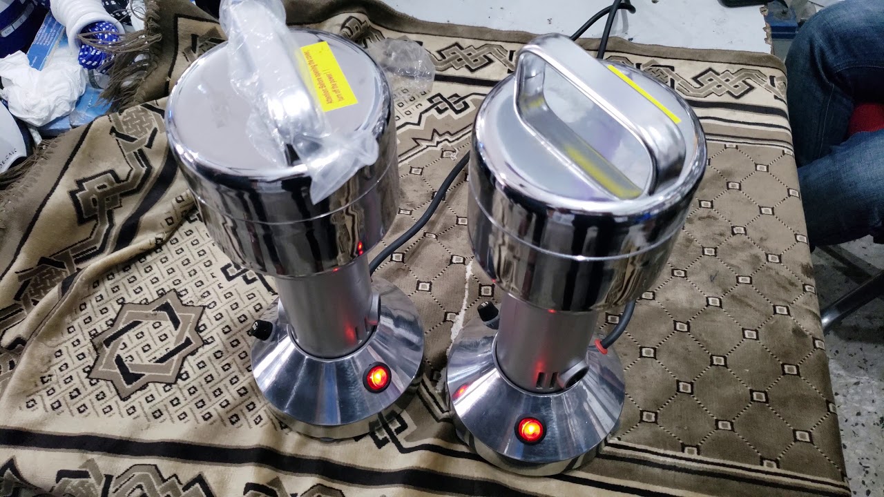 مطحنة القهوة والبهارات والزنجبيل وبتفرم الزلط