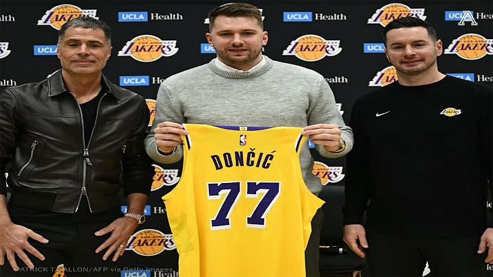 Luka Doncic Lakers Introductory Press Conference