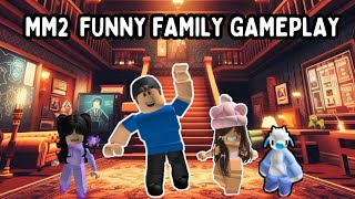 Roblox Murder Mystery 2 Funny Family Gameplay Roblox Voice Gameplay No Swearing