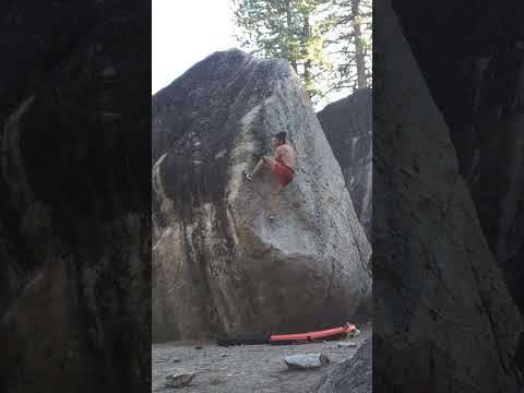 Beta Video for climb 3 AM at Denny's v8, Lake Tahoe