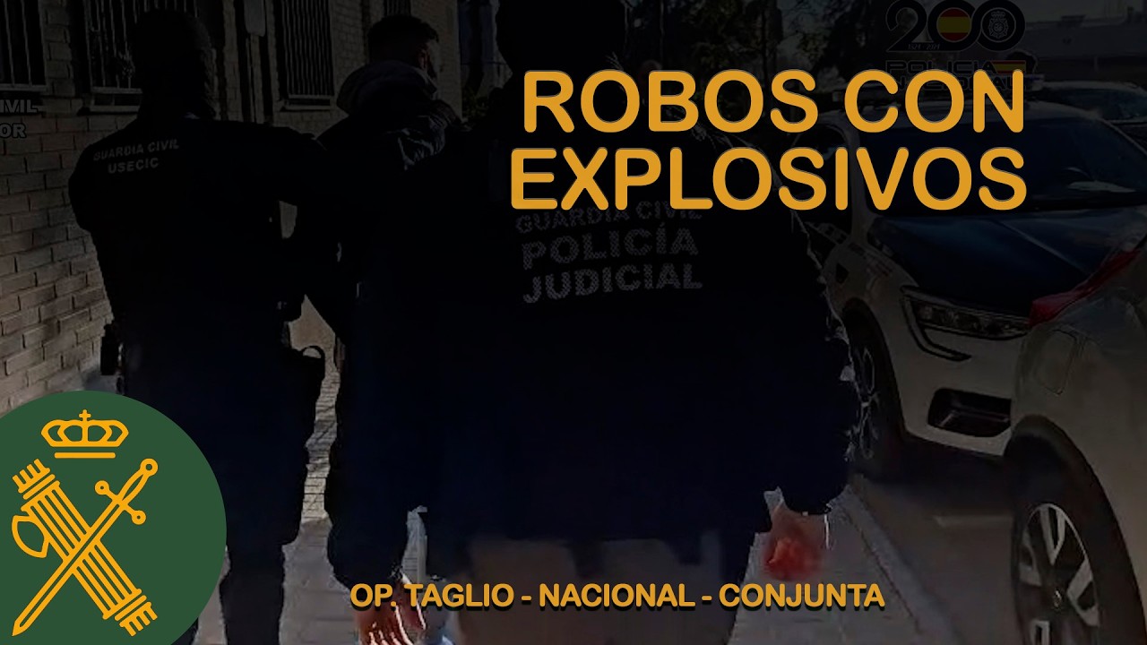 Desarticulado un grupo criminal por perpetrar dos robos con explosivos en cajeros en Granada