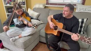 Hannah and Grandpa playing “Goodness of God” to the glory of God!