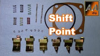 Corvette 700R4 Governor Shift Point Recalibration with B&M , TCI kits