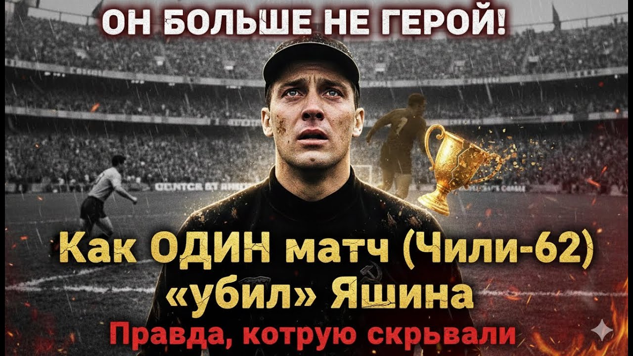 ОН БОЛЬШЕ НЕ ГЕРОЙ!» Как ОДИН матч (Чили-62) «убил» Яшина | Правда, которую скрывали