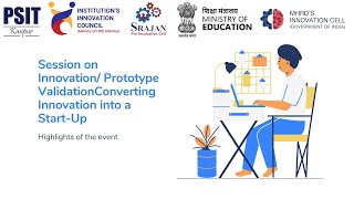 Celebrity Session on Innovation Prototype Validation Converting Innovation into a Start Up Net Worth