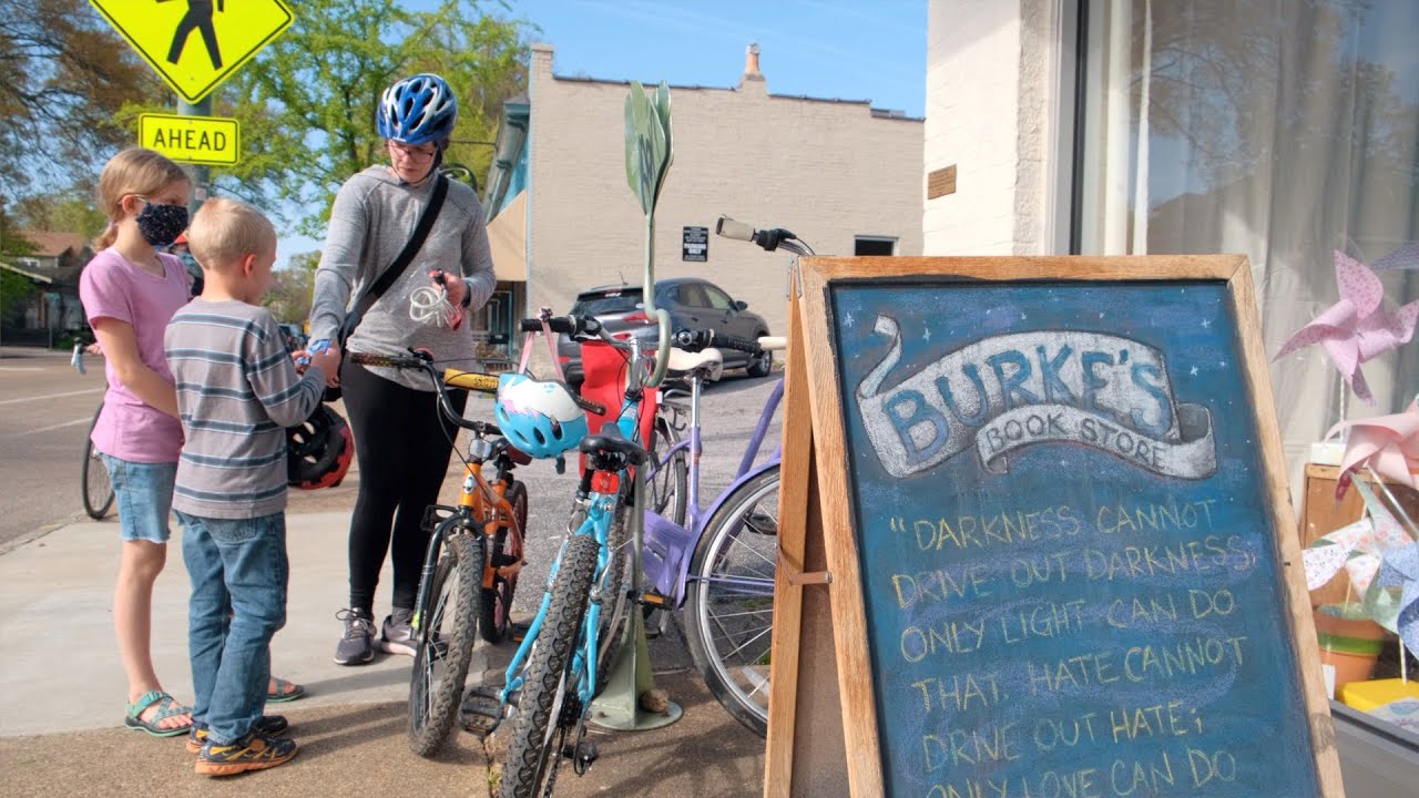 Bike Recess: Burke's Books!