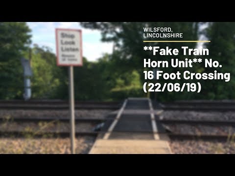 **Fake Train Horn Unit** No. 16 Foot Crossing (22/06/19)