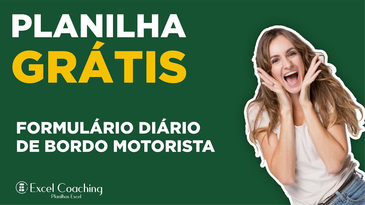 Formulário Diário de Bordo Motorista - Planilha Grátis