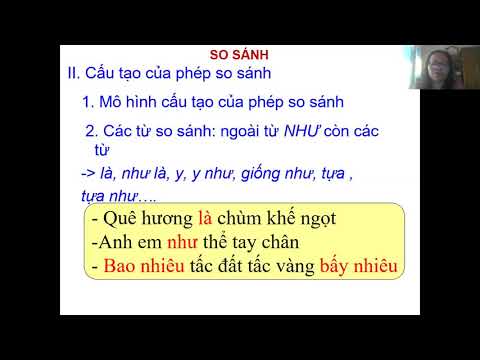 Ngữ văn 6 - So Sánh (tiết 1) (Tuần 22 từ 01/02/2021 đến 06/02/2021)