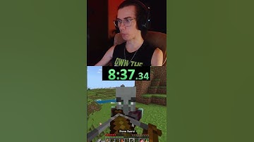 I Tried Speedrunning a Bottle Of Enchanting  #minecraft #gaming