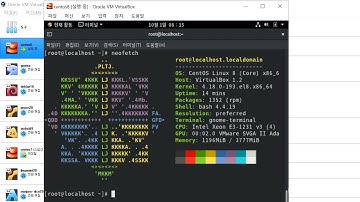 VirtualBox 6.1에 CentOS 8, tlog 설치하기
